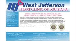 Desktop Screenshot of heartclinicoflouisiana.com